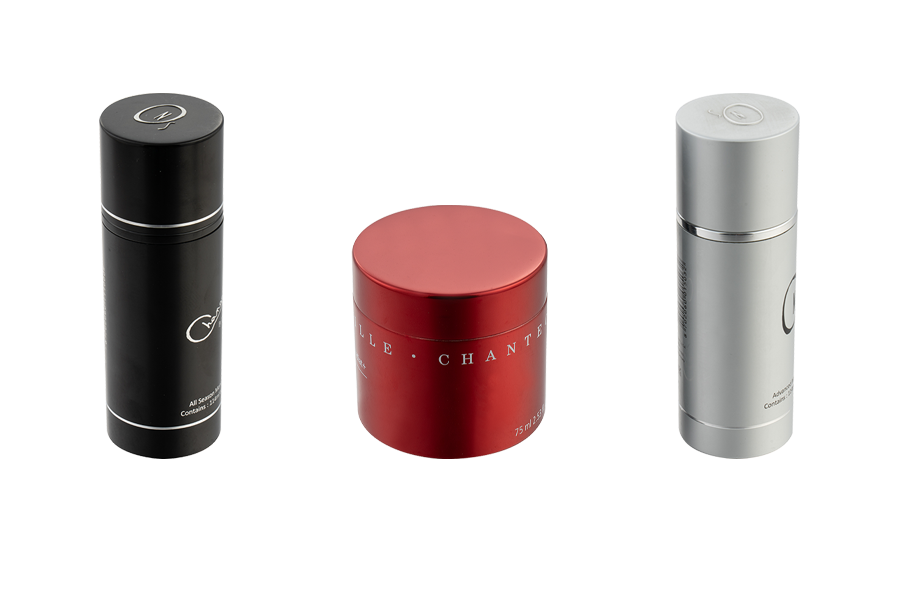 Round Thread Aluminium Face Cream Sub -engarrafado garrafa de pomada